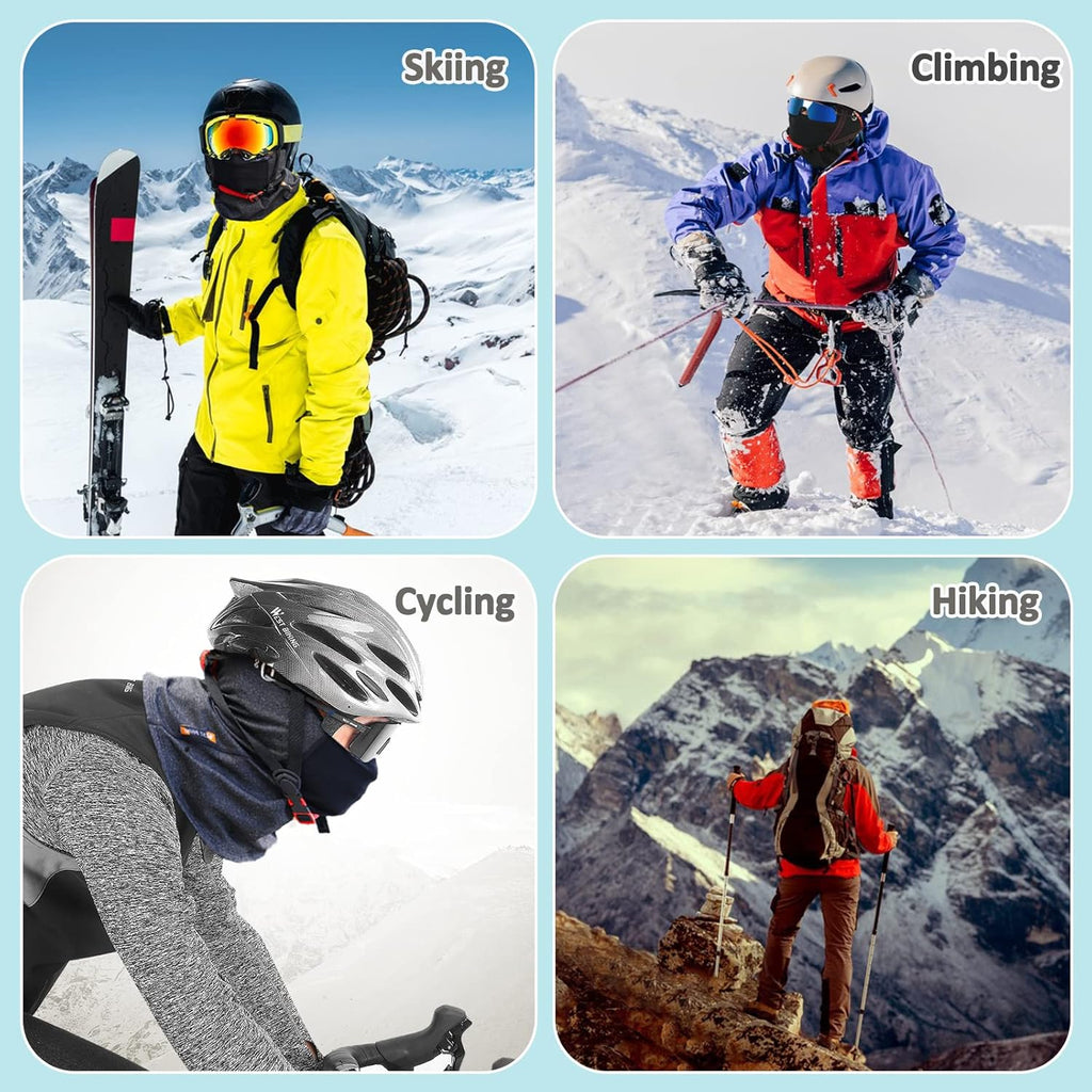 Winter Balaclava for Men, Windproof Balaclava Ski Mask Motorcycle Bicycle Face Mask, Cold Winter Balaclava Thermal